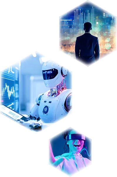 ロボット・VR・データ活用のイメージ写真